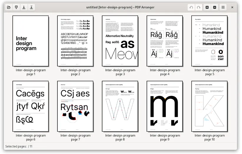 PDF Arranger(开源免费PDF编辑软件) PDF Arranger(开源免费PDF编辑软件)